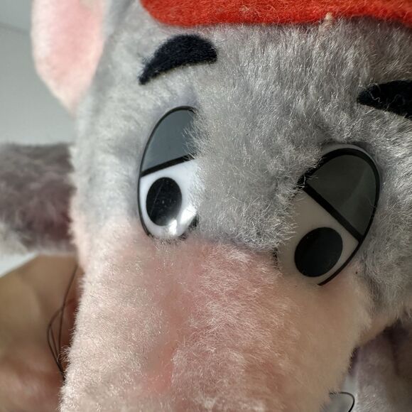 Vintage 80s Chuck E Cheese Pizza Time Theatre Plush Toy 9” Oriental Trading OTC - Picture 7 of 12